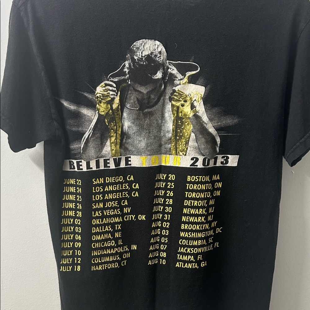 Justin Bieber Believe Tour Concert Tee - Picture 4 of 4